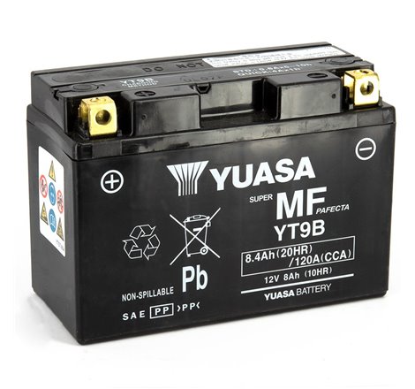 Batterie YT9B SLA AGM - Sans Entretien - Prête à l'emploi.