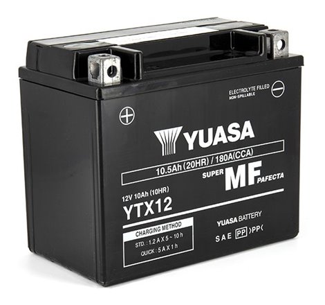 Batterie YTX12 SLA AGM - Sans Entretien - Prête à l'emploi.