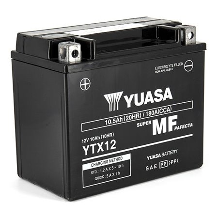 Batterie YTX12 SLA AGM - Sans Entretien - Prête à l'emploi.