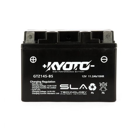 Batterie Gtz14s-bs SLA-AGM - Sans Entretien - Prête à l'Emploi - Equivalente YTZ14S-BS