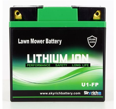 Batterie Lithium U1/ U1R Motoculture avec bouton ON/OFF - 4 bornes