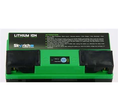 Batterie Lithium U1/ U1R Motoculture avec bouton ON/OFF - 4 bornes