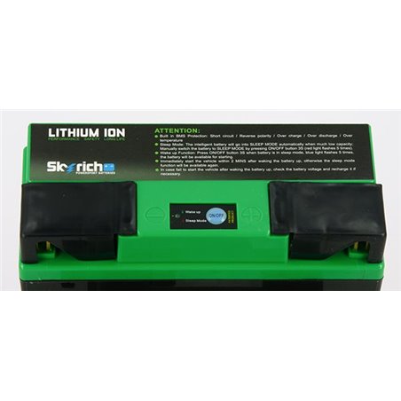 Batterie Lithium U1/ U1R Motoculture avec bouton ON/OFF - 4 bornes