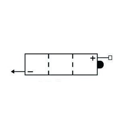 Batterie 6N4B-2A-3 Conventionnelle Avec Entretien - Livrée Avec Pack Acide