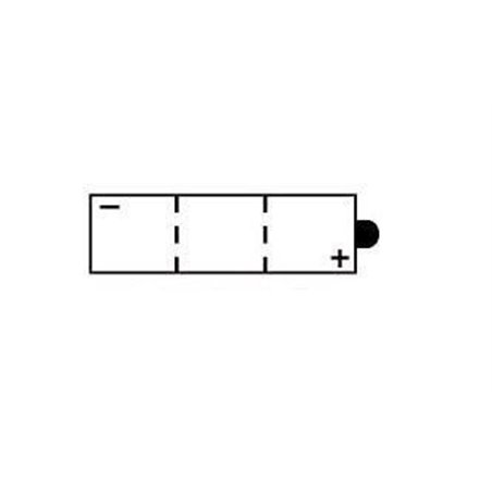 Batterie B38-6A Conventionnelle Avec Entretien - Livrée Avec Pack Acide