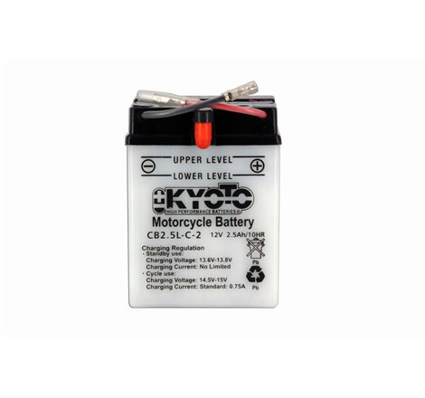 Batterie YB2-5L-C2 Conventionnelle Avec Entretien - Livrée Avec Pack Acide