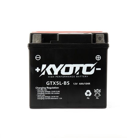 Batterie GTX5L-BS AGM - Sans Entretien - Livrée Avec Pack Acide