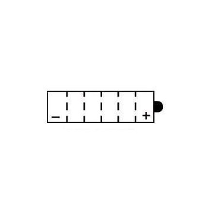 Batterie YB5L-B Conventionnelle Avec Entretien - Livrée Avec Pack Acide