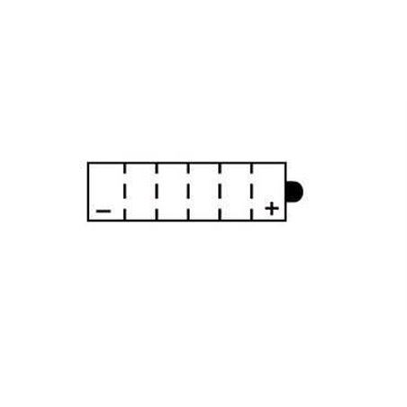 Batterie 12N5-5-3B Conventionnelle Avec Entretien - Livrée Avec Pack Acide