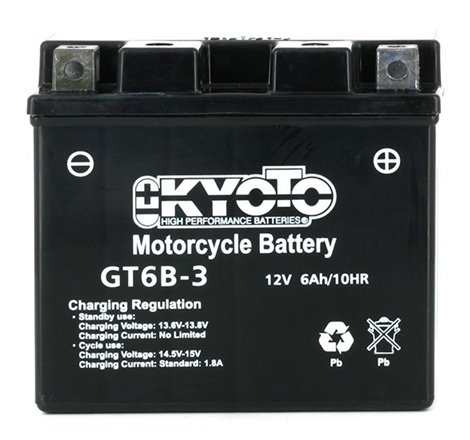 Batterie GT6B-3 SLA-AGM - Sans Entretien - Prête à l'Emploi