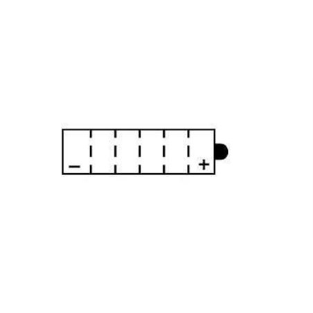 Batterie 12N7A-3A Conventionnelle Avec Entretien - Livrée Avec Pack Acide