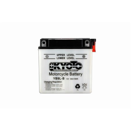 Batterie YB9L-B  12N9-3B Conventionnelle Avec Entretien - Livrée Avec Pack Acide