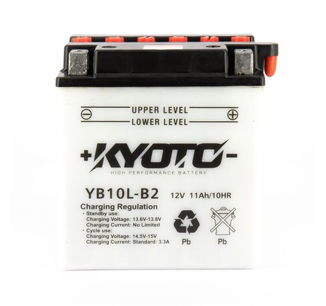 Batterie YB10L-B2 Conventionnelle Avec Entretien - Livrée Avec Pack Acide