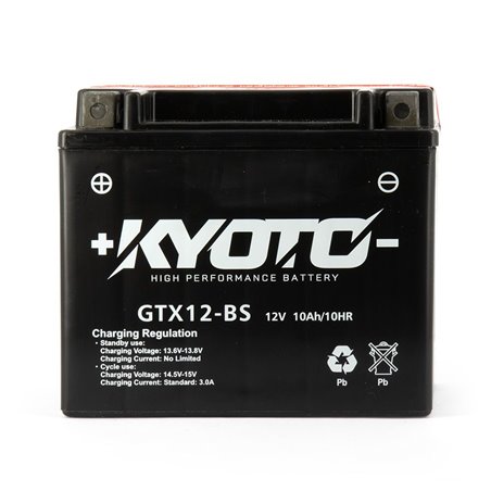 Batterie GTX12-BS AGM - Sans Entretien - Livrée Avec Pack Acide