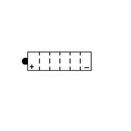 Batterie 12N12A-4A-1 Conventionnelle Avec Entretien - Livrée Avec Pack Acide