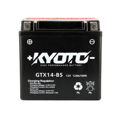 Batterie GTX14-BS AGM - Sans Entretien - Livrée Avec Pack Acide