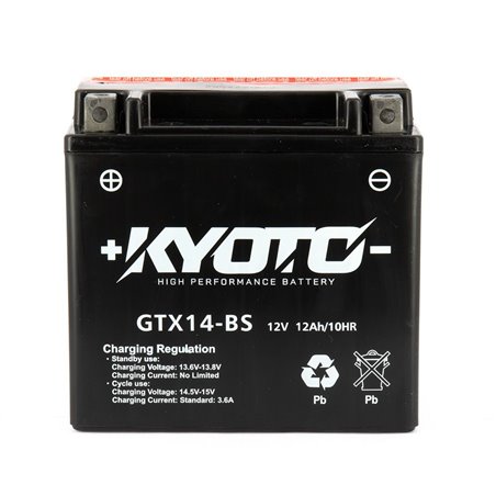 Batterie GTX14-BS AGM - Sans Entretien - Livrée Avec Pack Acide