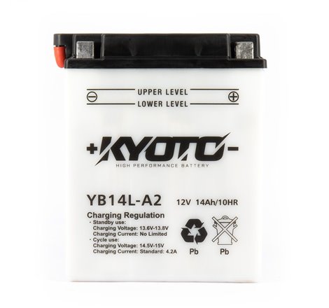 Batterie YB14L-A2 Conventionnelle Avec Entretien - Livrée Avec Pack Acide