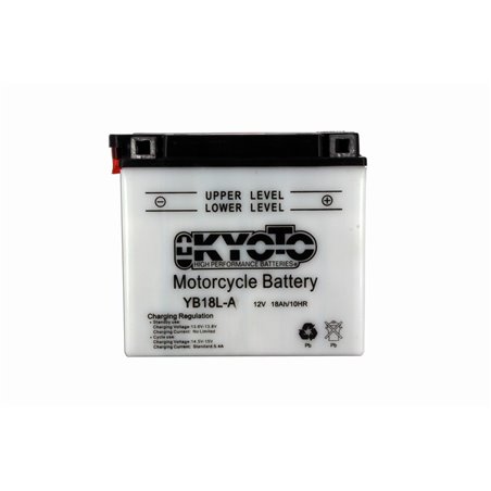 Batterie YB18L-A Conventionnelle Avec Entretien - Livrée Avec Pack Acide