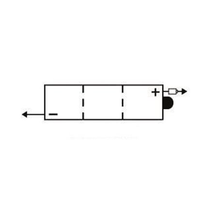 Batterie 6N4-2A-7 Conventionnelle Avec Entretien - Livrée Sans Acide