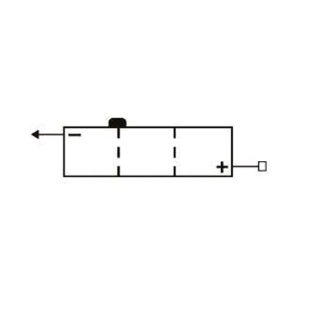 Batterie 6N6-1D-2 Conventionnelle Avec Entretien - Livrée Sans Acide