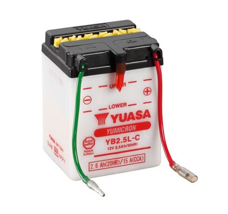 Batterie YB2.5L-C Conventionnelle Avec Entretien - Livrée Sans Acide