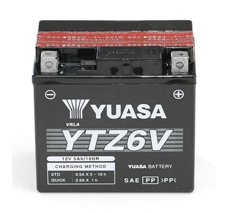 Batterie  YTZ6V - Sans Entretien - Livrée Avec Pack Acide