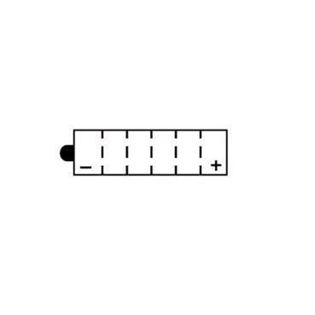 Batterie YB14L-A2 Conventionnelle Avec Entretien - Livrée Sans Acide