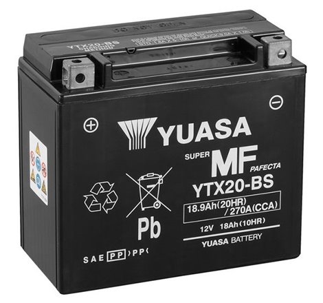 Batterie YTX20-BS AGM - Sans Entretien - Livrée Avec Pack Acide