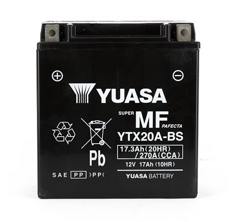 Batterie YTX20A-BS AGM - Sans Entretien - Livrée Avec Pack Acide