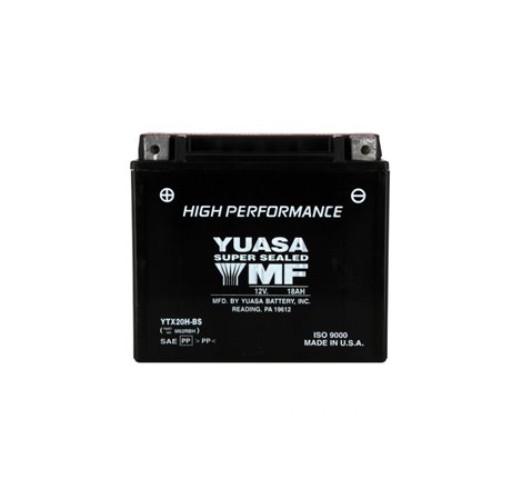 Batterie YTX20H-BS AGM - Sans Entretien - Livrée Avec Pack Acide