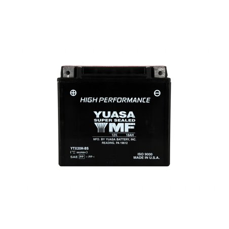 Batterie YTX20H-BS AGM - Sans Entretien - Livrée Avec Pack Acide