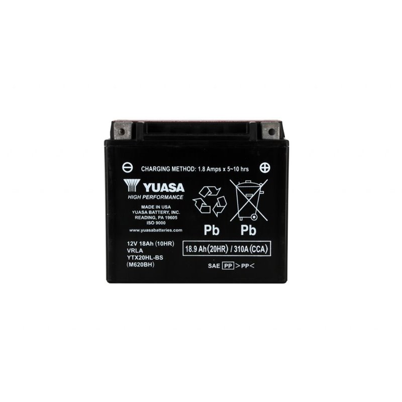 Batterie YTX20HL-BS AGM - Sans Entretien - Livrée Avec Pack Acide