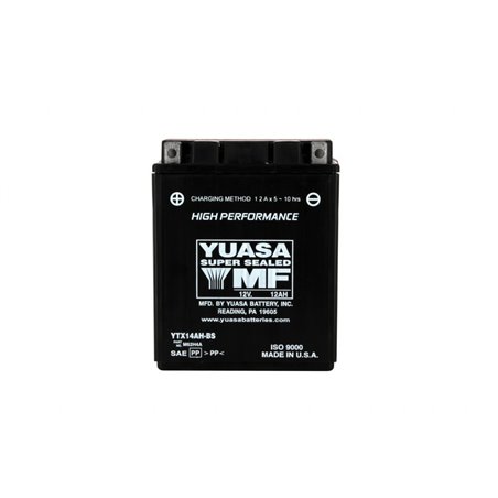 Batterie YTX14AH-BS AGM - Sans Entretien - Livrée Avec Pack Acide