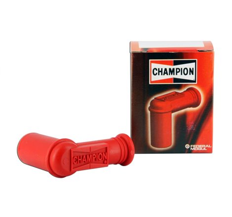 Capuchon Antiparasite Champion Ø14mm Bougie Avec Douille Antiparasite Coudé 90° Silicone