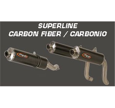 Silencieux Superline SV 650 2003/2005 Big Oval Carbone Homologué