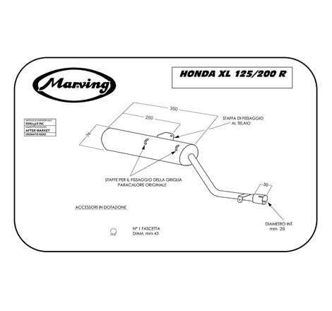 Silencieux EDR XL 125/200 R Noir Non Homologué