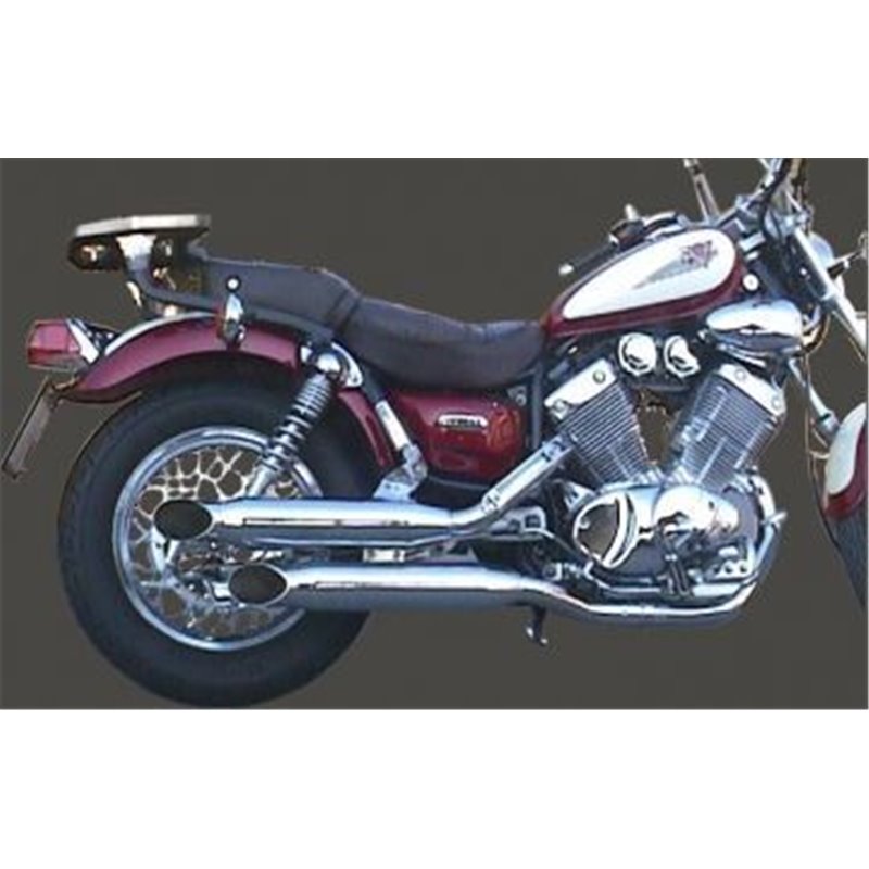 Pot XV 535 VIRAGO Ligne Complète Custom Silencieux Chromé Non Homologuée