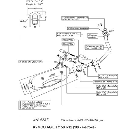 Ligne Complète SITO REBEL 49 R12 - 139QMA engine 4 stroke - Non Homologué