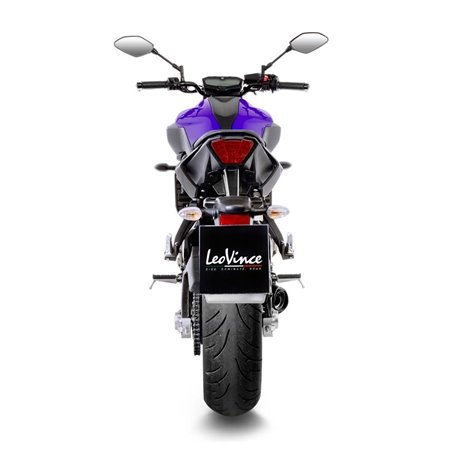 Ligne Complète  LV ONE EVO Fibre de Carbone MT-07/FZ-07 - Homologué dB(A)