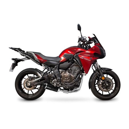 Ligne Complète  LV ONE EVO Fibre de Carbone MT-07/FZ-07 - Homologué dB(A)