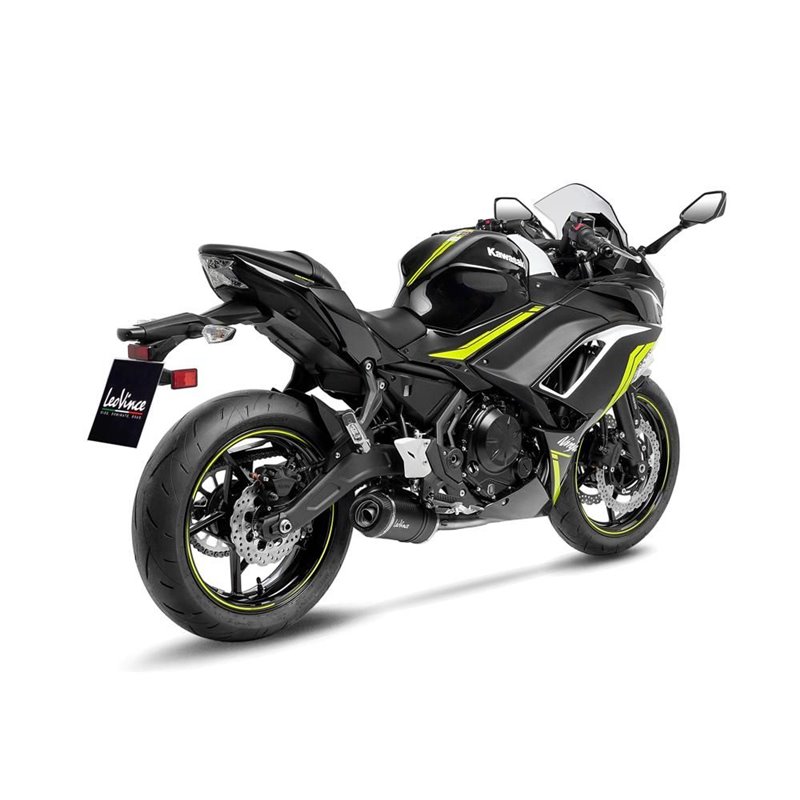 Ligne Complète  LV ONE EVO Fibre de Carbone NINJA 650 - Homologué dB(A)