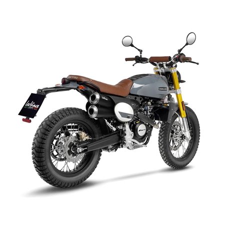 Silencieux GP DUALS CABALLERO 125 SCRAMBLER/FLAT TRACK - Homologué dB(A)