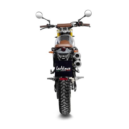 Silencieux GP DUALS CABALLERO 125 SCRAMBLER/FLAT TRACK - Homologué dB(A)