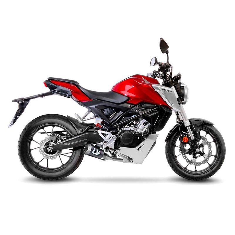 Ligne Complète  LV-10 Fibre de Carbone CB 125 R Neo Sports Café - Non Homologué