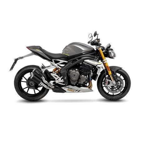 2 Silencieux LV-10 BLACK EDITION SPEED TRIPLE 1200 RR/RS - Homologué