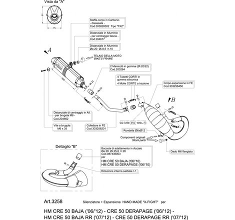 Ligne Complète  X-FIGHT CRM 50 DERAPAGE - Homologué