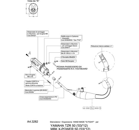 Ligne Complète  X-FIGHT TZR 50 - Homologué