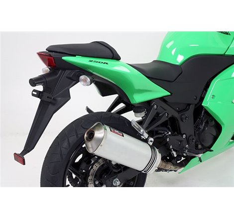 Silencieux Alu NINJA 250 R 2009/2010 Slip-on Embout Carbone Homologué E13