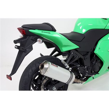 Silencieux Alu NINJA 250 R 2009/2010 Slip-on Embout Carbone Homologué E13